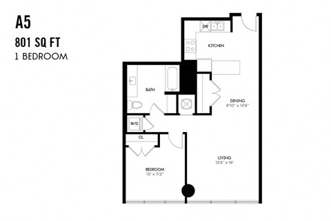 One Bedroom A5 APEX The One
